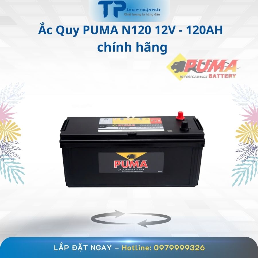 Ắc Quy PUMA N120 12V - 120AH chính hãng