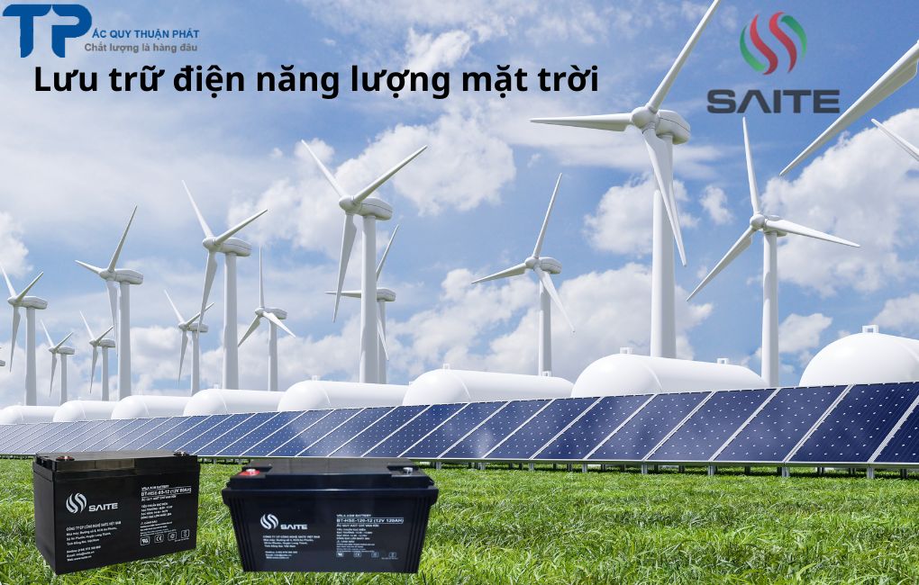 Ắc Quy Saite lưu trữ điện năng lượng mặt trời
