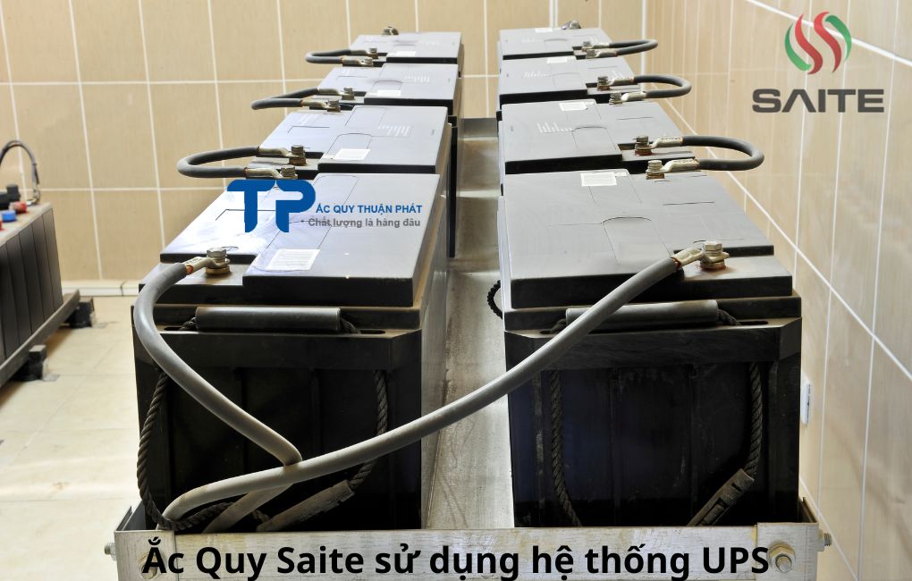 Ắc Quy Saite sử dụng hệ thống UPS