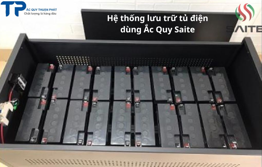 Hệ thống lưu trữ điện dùng ắc quy Saite