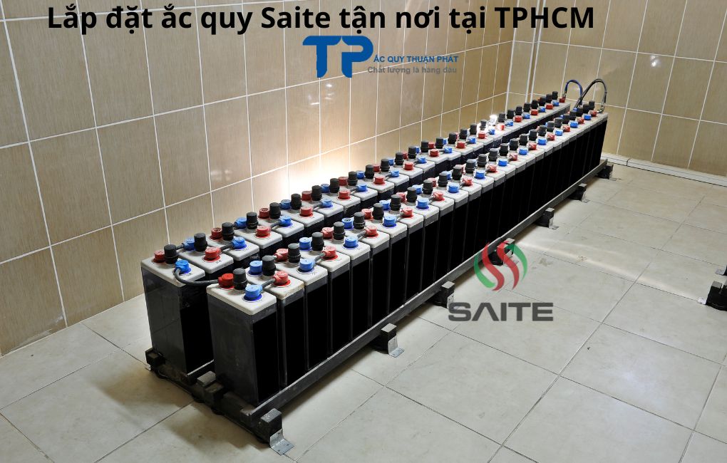 Lắp đặt ắc quy Saite tận nơi tại TPHCM