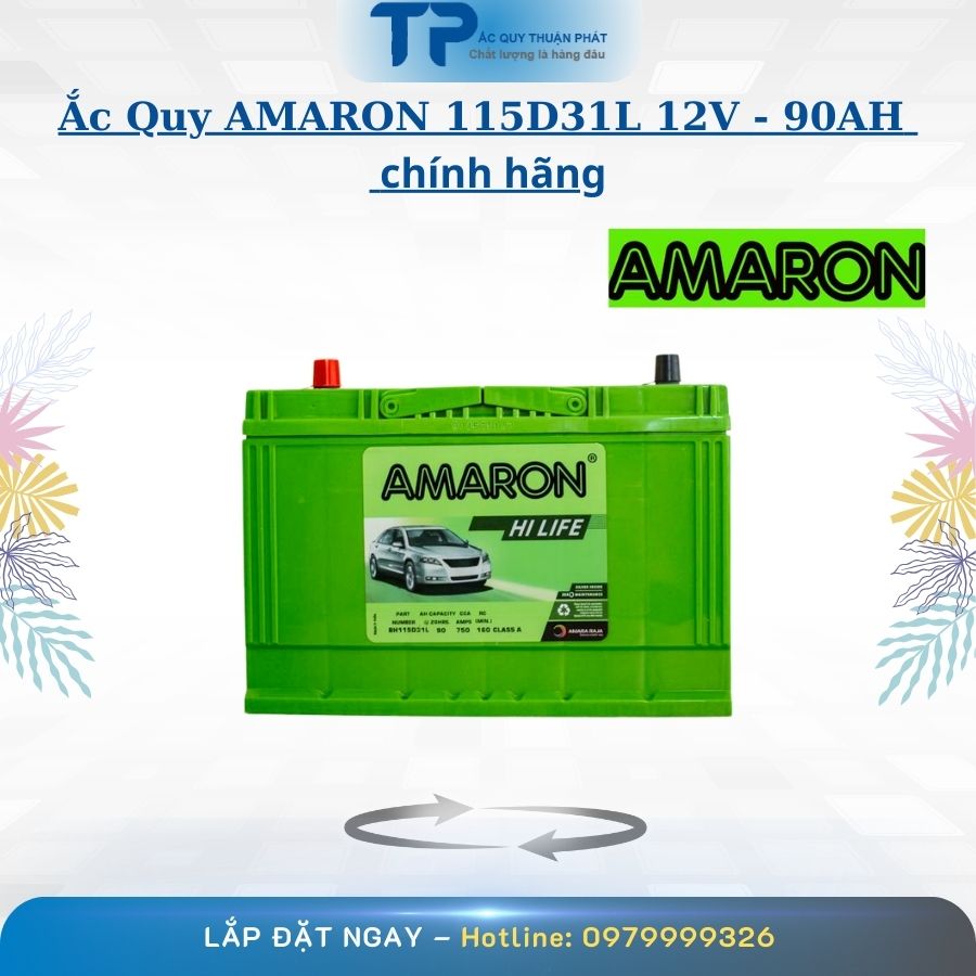 Ắc Quy AMARON 115D31L 12V - 90AH chính hãng
