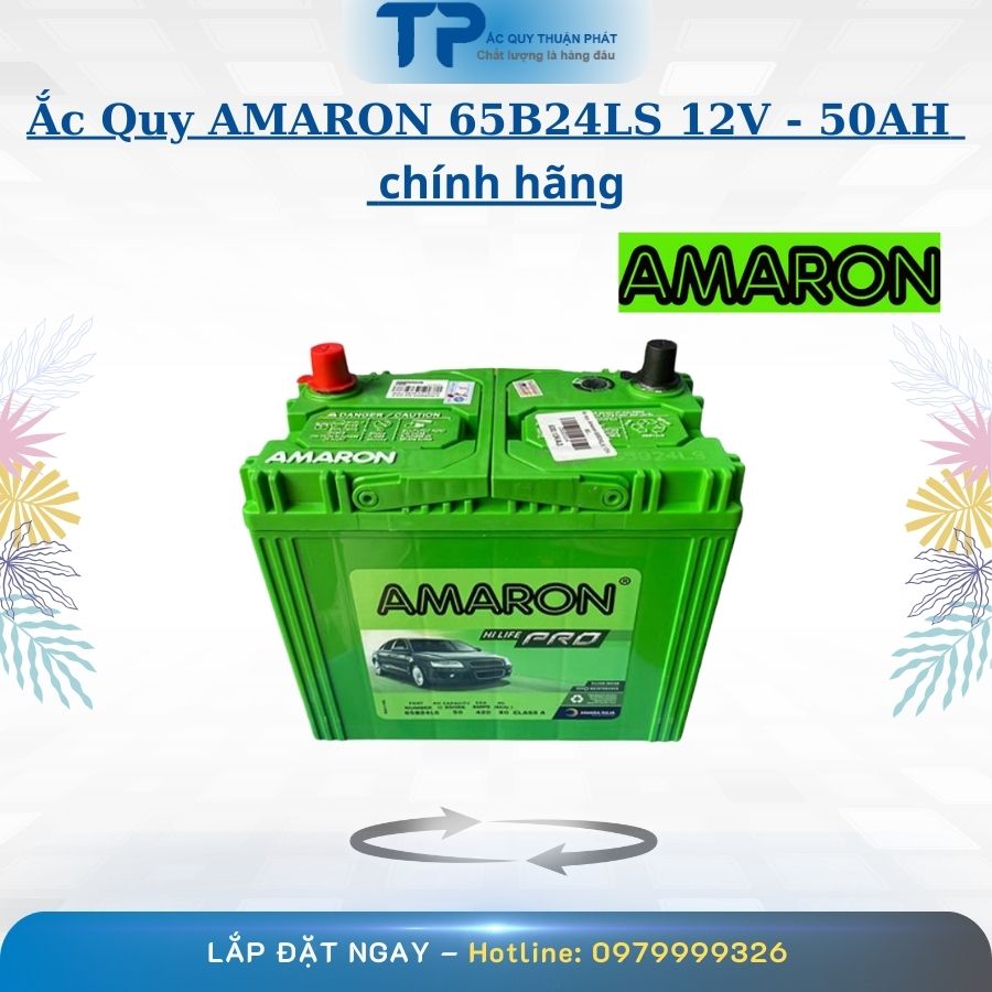 Ắc quy AMARON 65B24LS 12V - 50AH chính hãng
