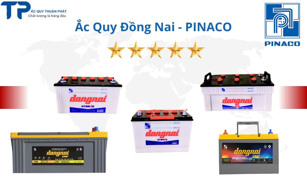 Ắc Quy Đồng Nai - PINACO chất lượng cao