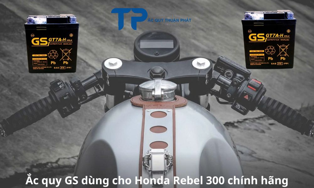 Ắc quy GS dùng cho Honda Rebel 300 chính hãng