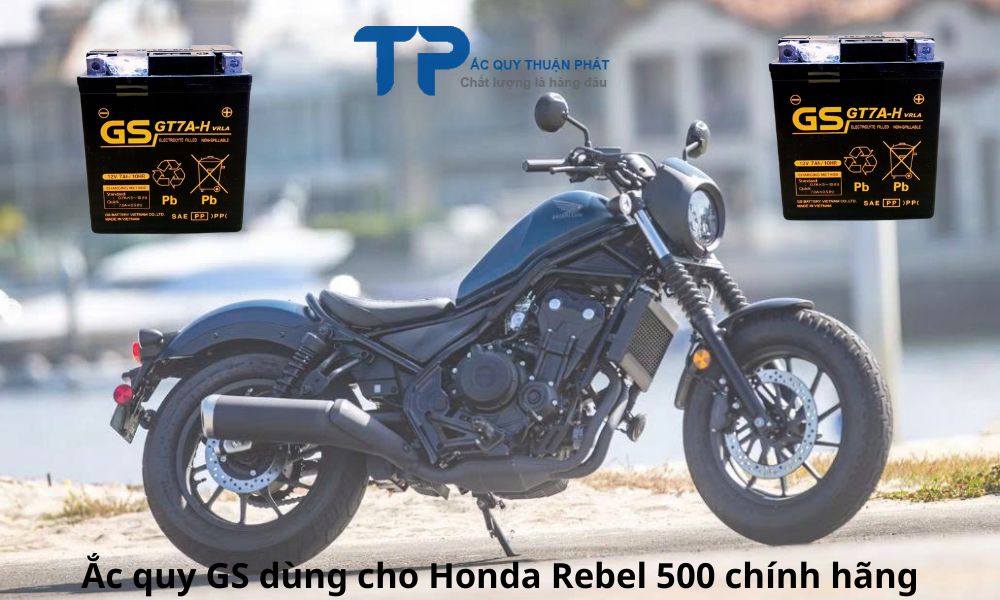 Ắc quy GS dùng cho Honda Rebel 500 chính hãng
