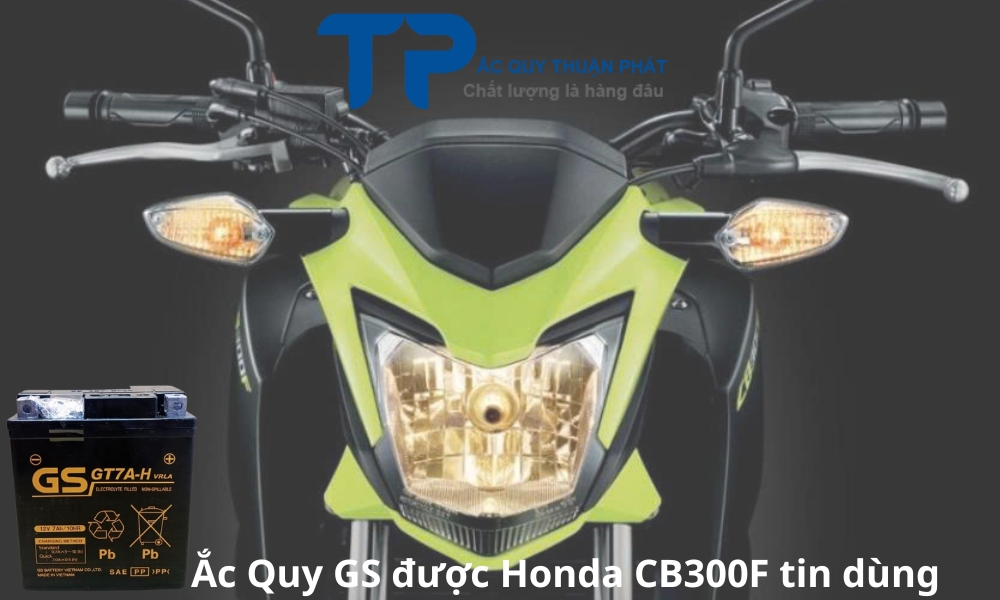 Ắc Quy GS được Honda CB300F tin dùng
