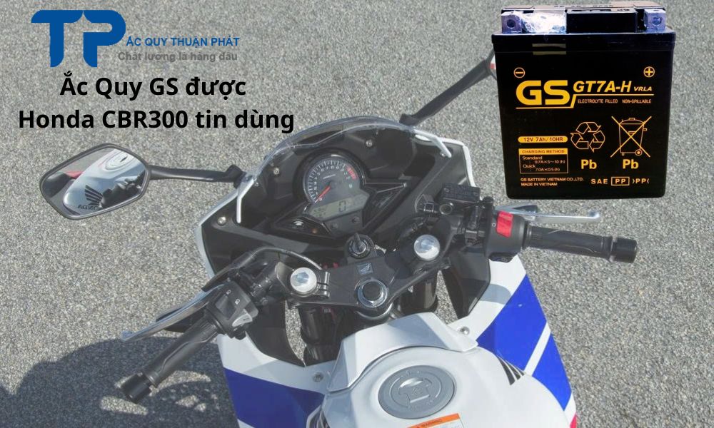 Ắc Quy GS được Honda CBR300 tin dùng