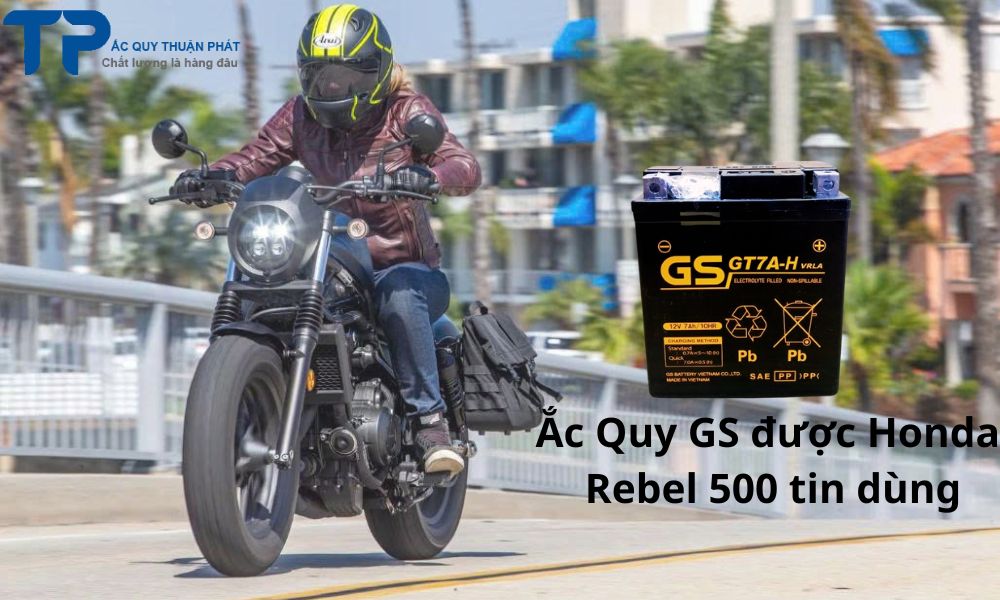 Ắc Quy GS được Honda Rebel 500 tin dùng