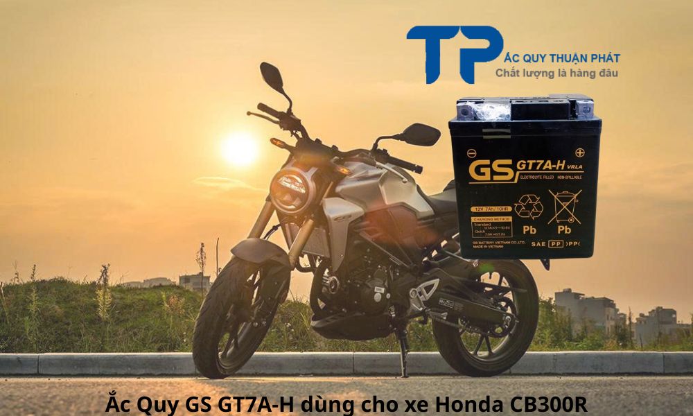 Ắc Quy GS GT7A-H dùng cho xe Honda CB300R