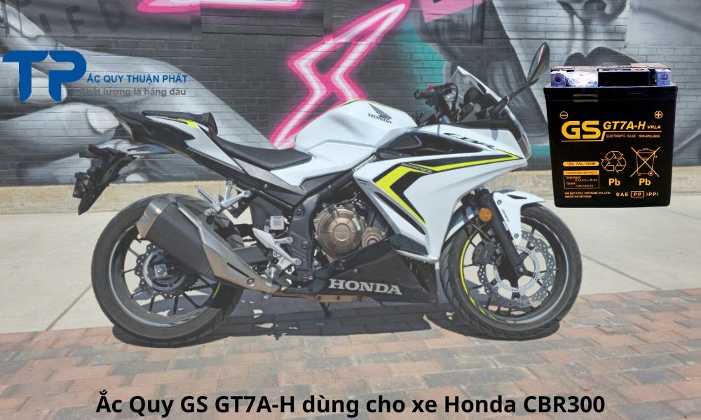 Ắc Quy GS GT7A-H dùng cho xe Honda CBR300