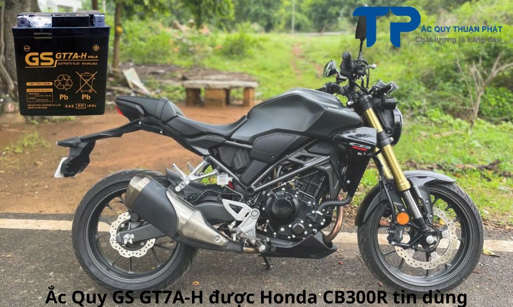Ắc Quy GS GT7A-H được Honda CB300R tin dùng