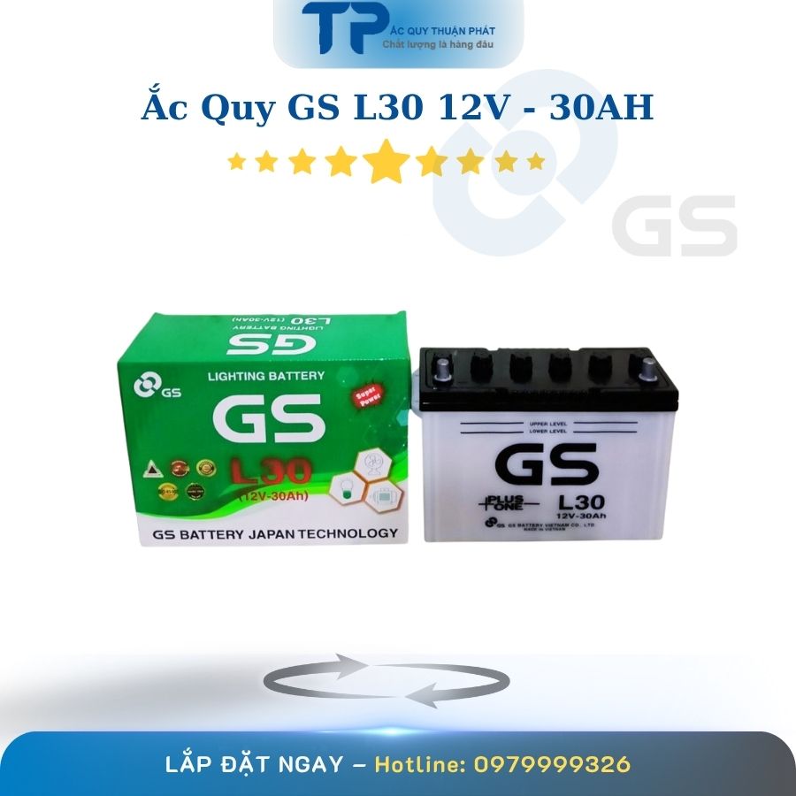 Ắc quy GS L30 12V - 30AH