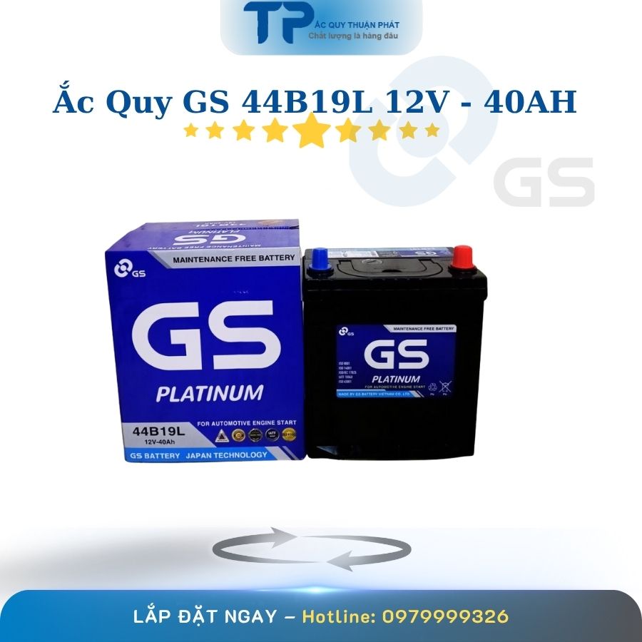 Ắc quy GS MF 44B19L 12V - 40AH