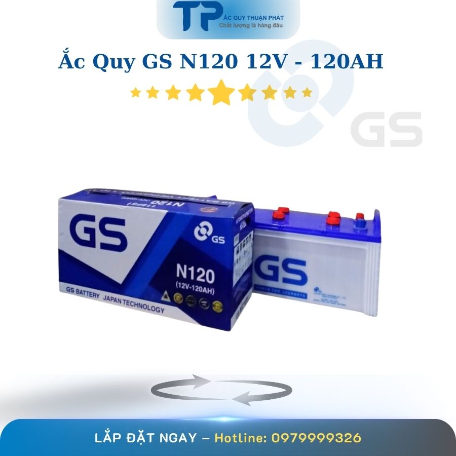 Ắc quy GS N120 12V - 120AH