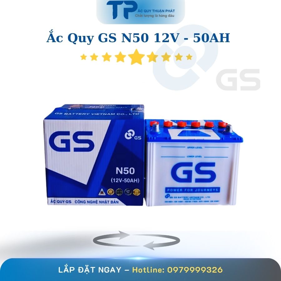 Ắc quy GS N50 12V - 50AH