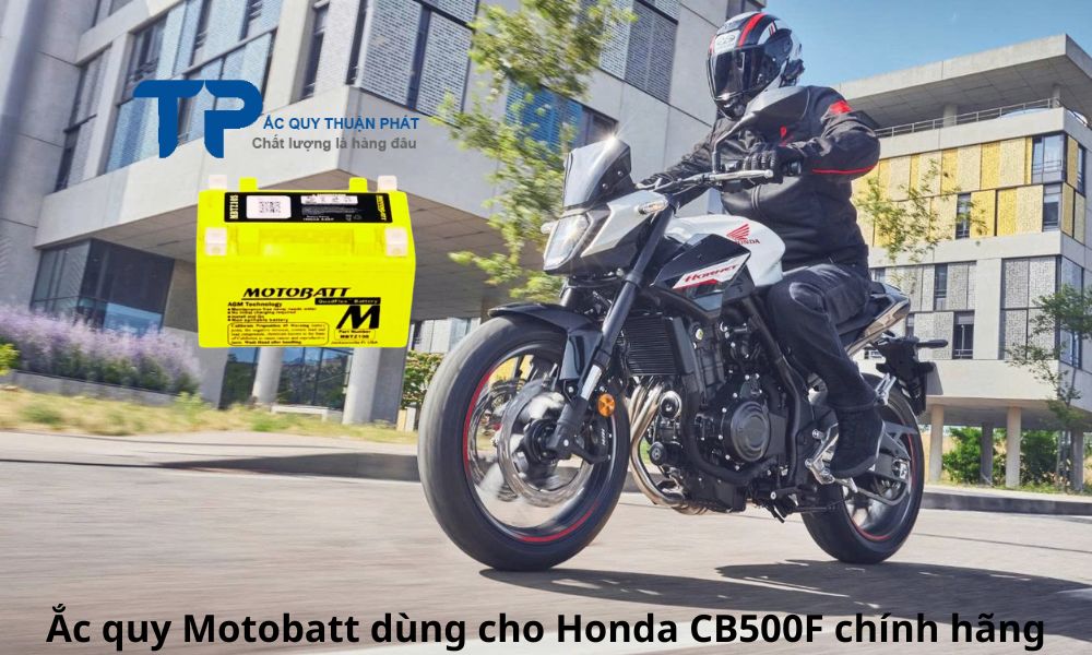 Ắc quy Motobatt dùng cho Honda CB500F chính hãng