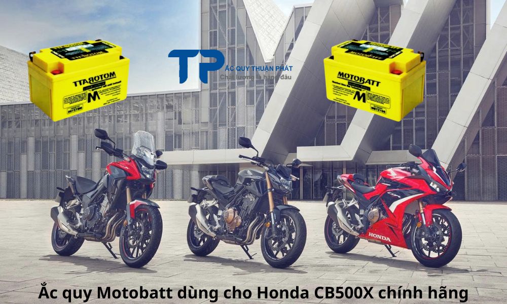 Ắc quy Motobatt dùng cho Honda CB500X chính hãng