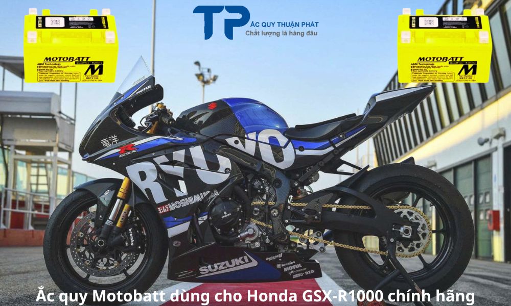 Ắc quy Motobatt dùng cho Honda GSX-R1000 chính hãng