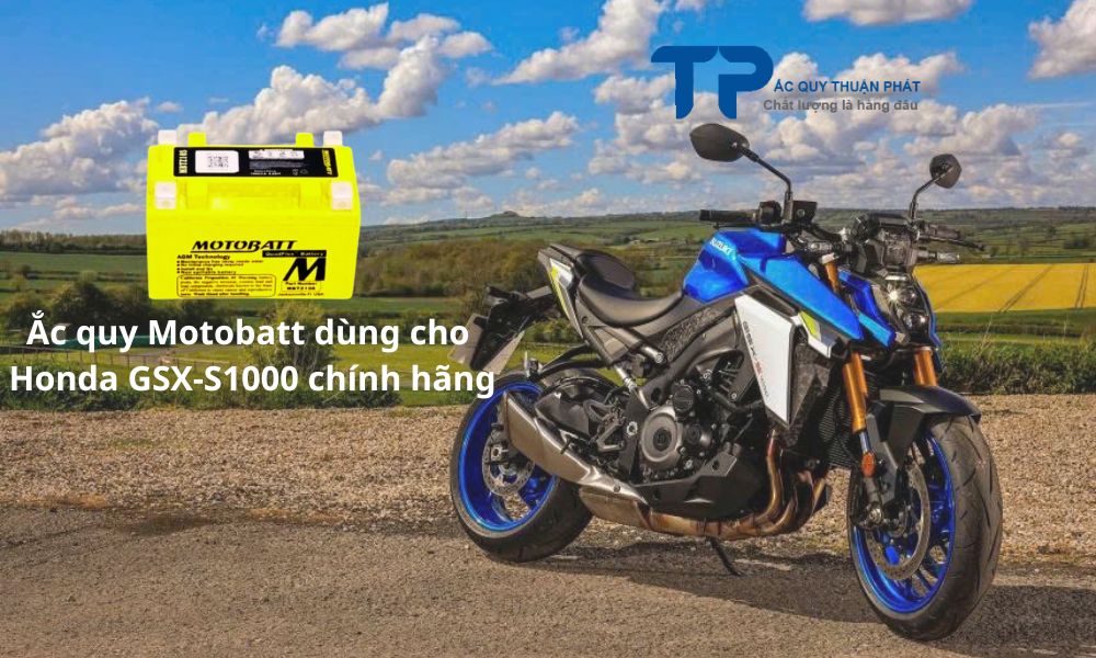 Ắc quy Motobatt dùng cho Honda GSX-S1000 chính hãng