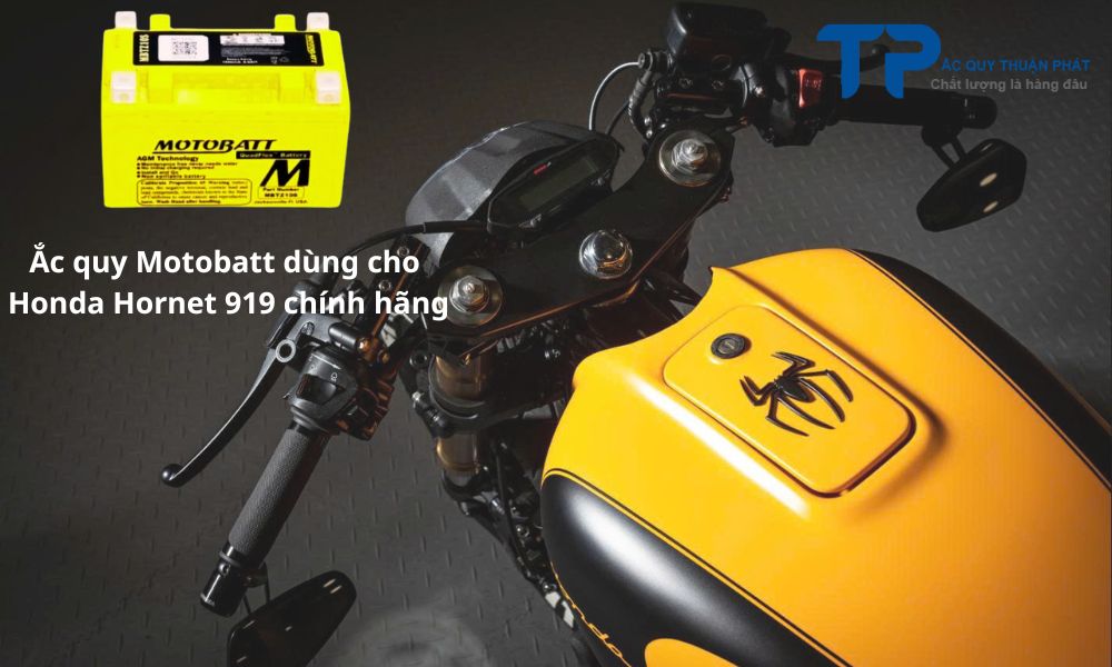 Ắc quy Motobatt dùng cho Honda Hornet 919 chính hãng