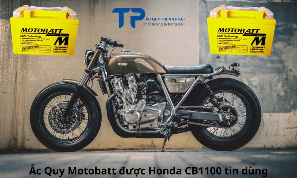 Ắc Quy Motobatt được Honda CB1100 tin dùng