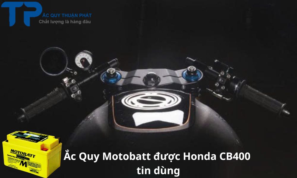 Ắc Quy Motobatt được Honda CB400 tin dùng