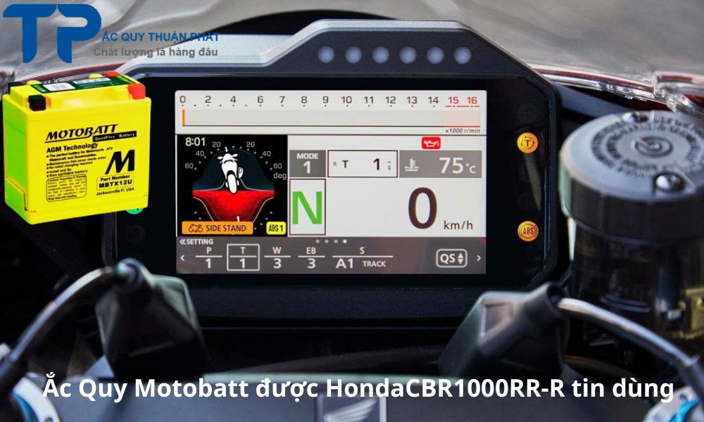 Ắc Quy Motobatt được HondaCBR1000RR-R tin dùng