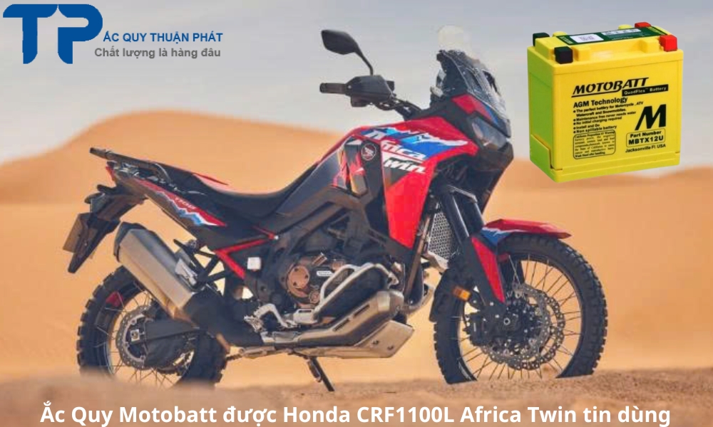 Ắc Quy Motobatt được Honda CRF1100L Africa Twin tin dùng