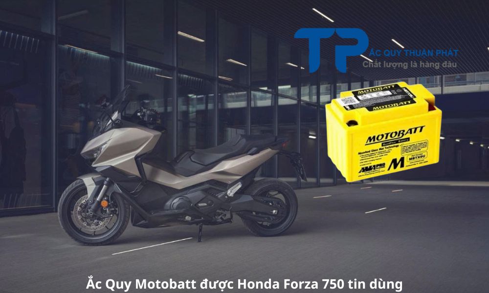 Ắc Quy Motobatt được Honda Forza 750 tin dùng