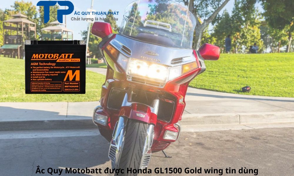 Ắc Quy Motobatt được Honda GL1500 Gold wing tin dùng