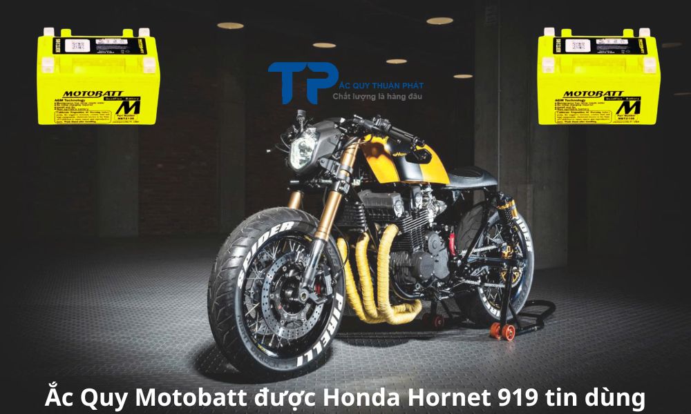 Ắc Quy Motobatt được Honda Hornet 919 tin dùng