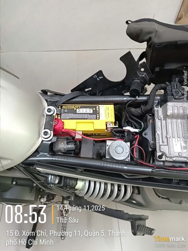 Ắc Quy Motobatt MBT12B4 dùng cho xe Triumph