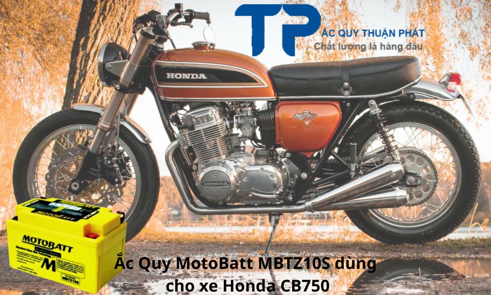 Ắc Quy MotoBatt MBTZ10S dùng cho xe Honda CB750
