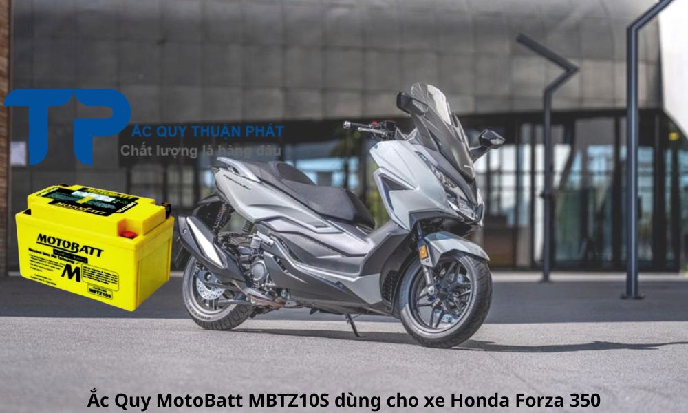 Ắc Quy MotoBatt MBTZ10S dùng cho xe Honda Forza 350