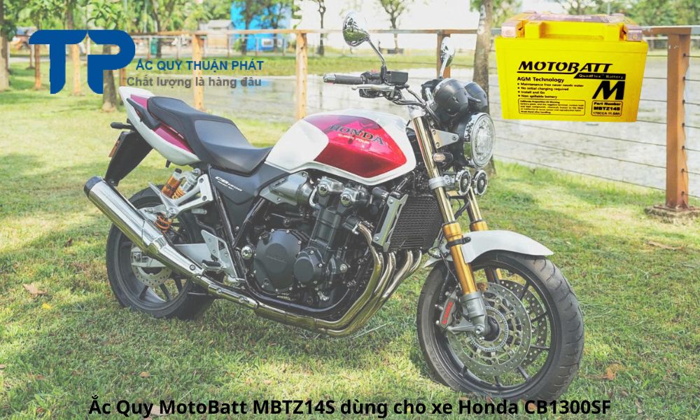 Ắc Quy MotoBatt MBTZ14S dùng cho xe Honda CB1300SF