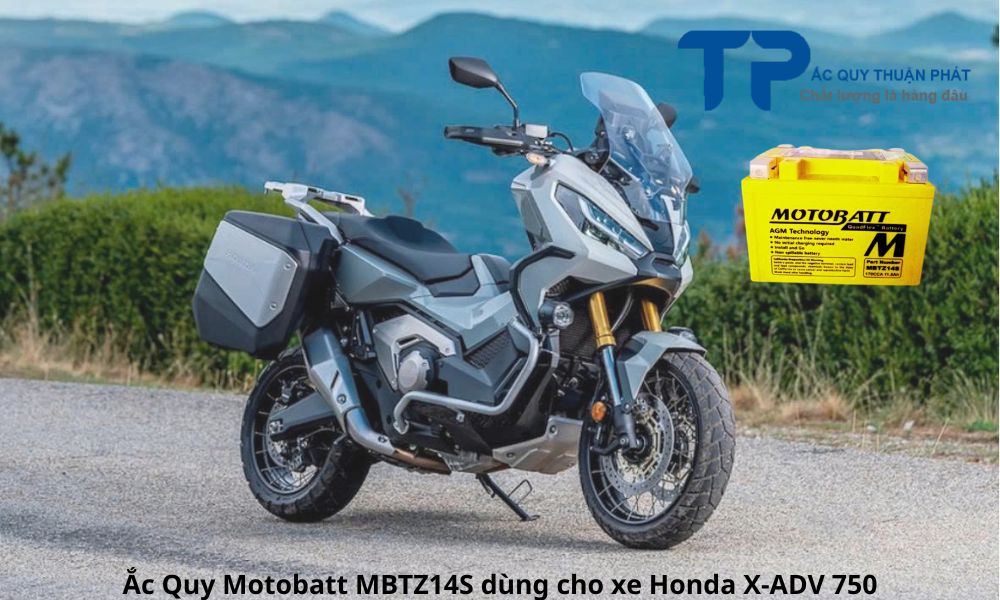 Ắc Quy Motobatt MBTZ14S dùng cho xe Honda X-ADV 750