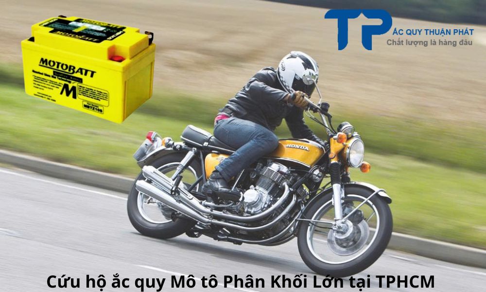Cứu hộ ắc quy Mô tô Phân Khối Lớn tại TPHCM