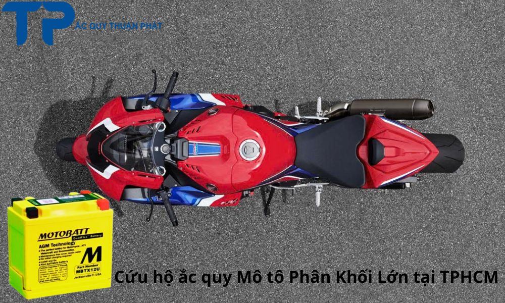 Cứu hộ ắc quy Mô tô Phân Khối Lớn tại TPHCM