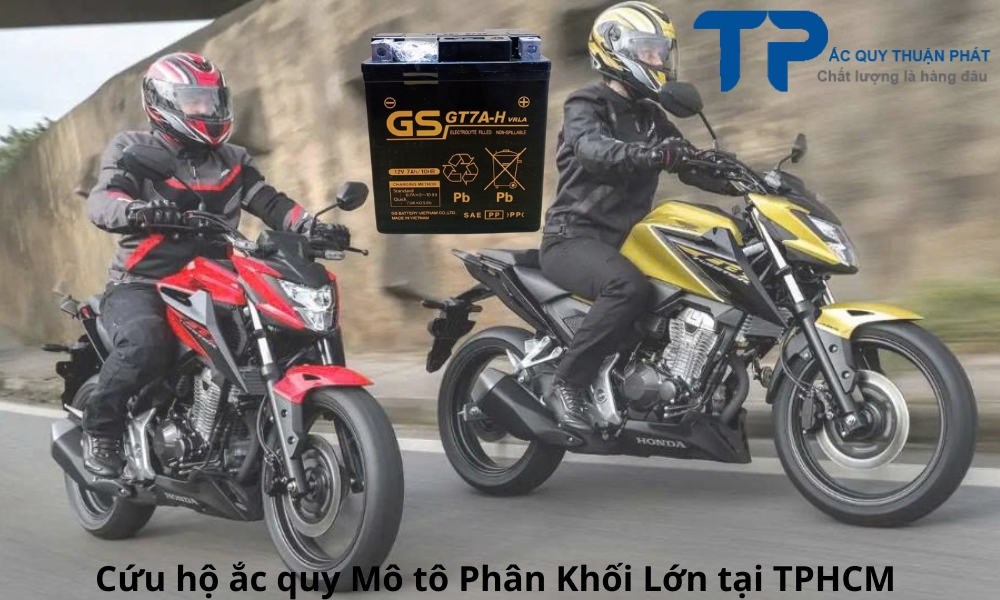 Cứu hộ ắc quy Mô tô Phân Khối Lớn tại TPHCM