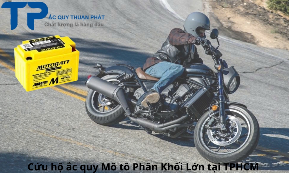 Cứu hộ ắc quy Mô tô Phân Khối Lớn tại TPHCM
