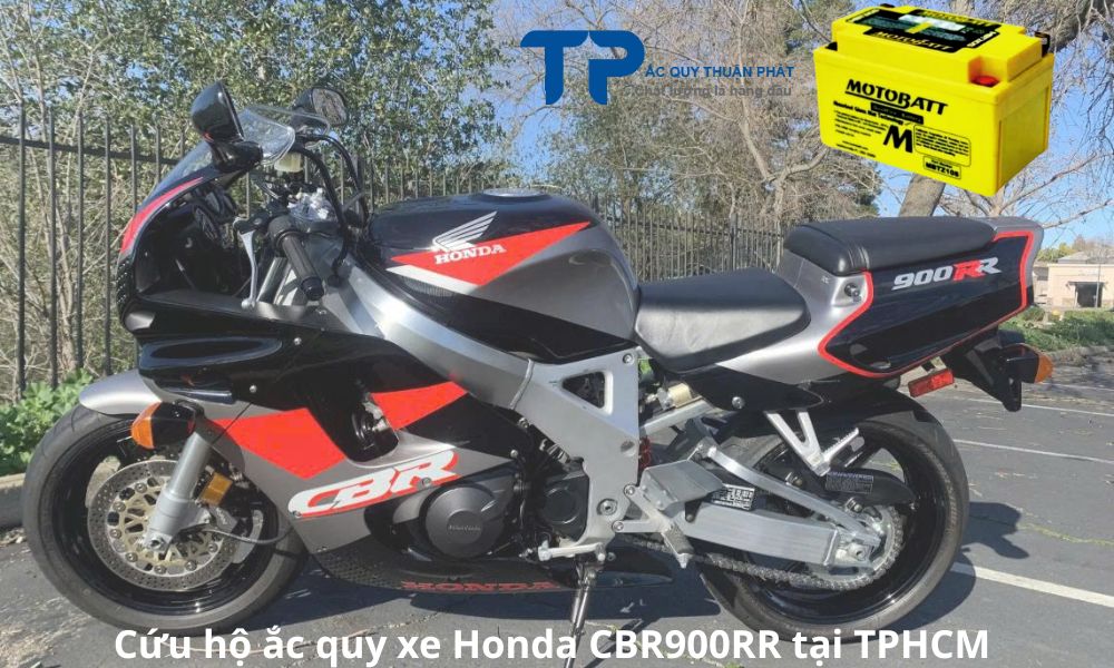 Cứu hộ ắc quy xe Honda CBR900RR tại TPHCM