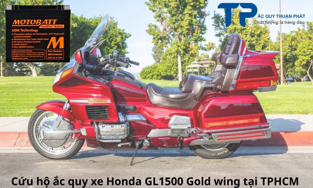 Cứu hộ ắc quy xe Honda GL1500 Gold wing tại TPHCM