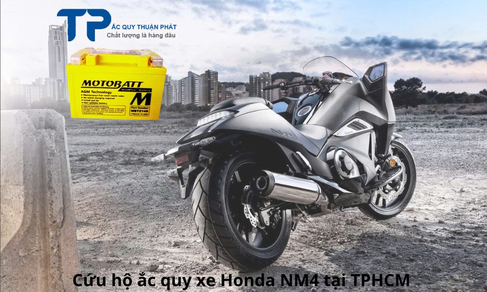 Cứu hộ ắc quy xe Honda NM4 tại TPHCM