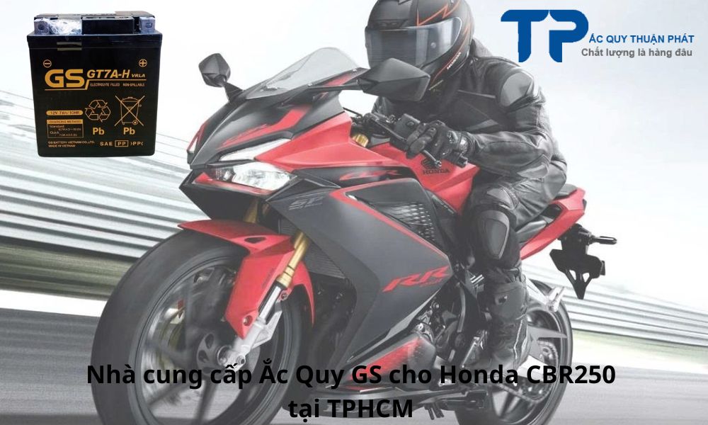 Nhà cung cấp Ắc Quy GS cho Honda CBR250 tại TPHCM