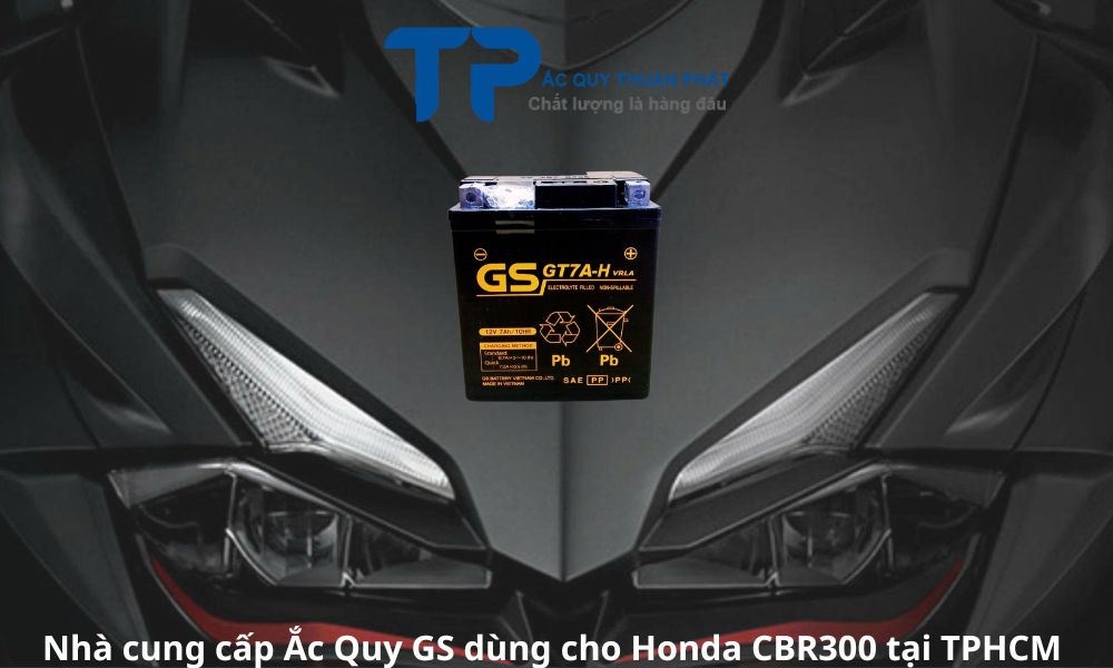 Nhà cung cấp Ắc Quy GS dùng cho Honda CBR300 tại TPHCM