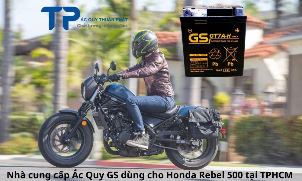 Nhà cung cấp Ắc Quy GS dùng cho Honda Rebel 500 tại TPHCM