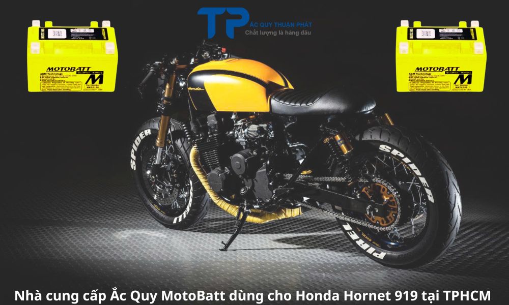 Nhà cung cấp Ắc Quy MotoBatt dùng cho Honda Hornet 919 tại TPHCM