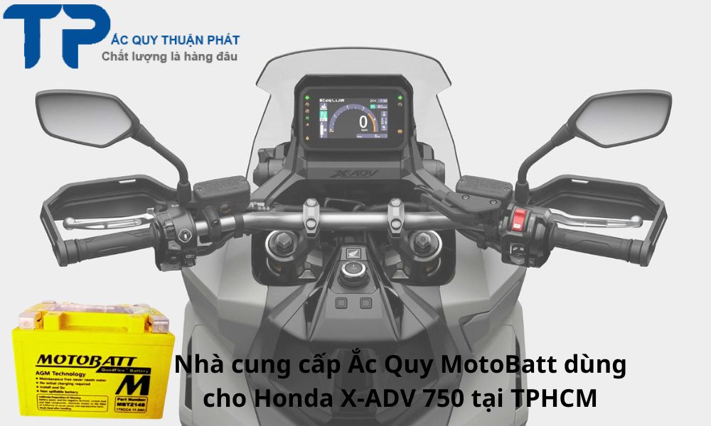 Nhà cung cấp Ắc Quy MotoBatt dùng cho Honda X-ADV 750 tại TPHCM