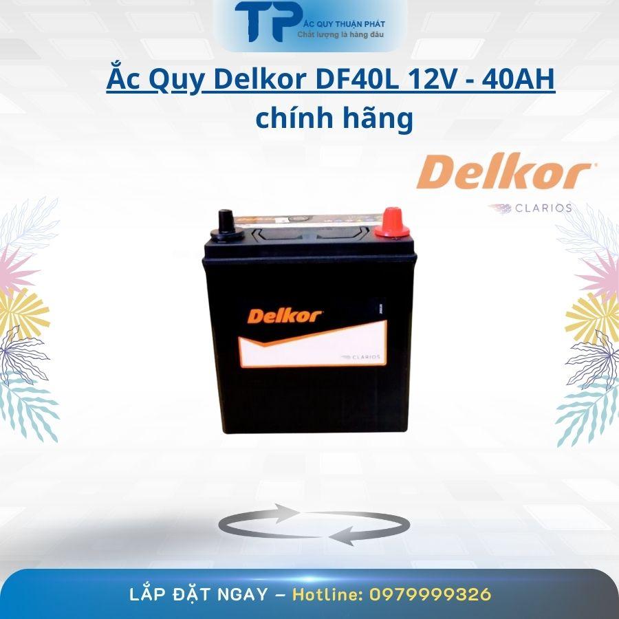 Ắc Quy Delkor DF40L-12V-40Ah Chính Hãng